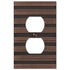 Chemal Aged Bronze Cast - 1 Duplex Wallplate