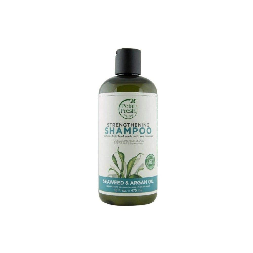 Champú Petal Fresh Pure con aceite de argán y algas, 16 onzas líquidas (paquete de 6) - Voluminizador e hidratante