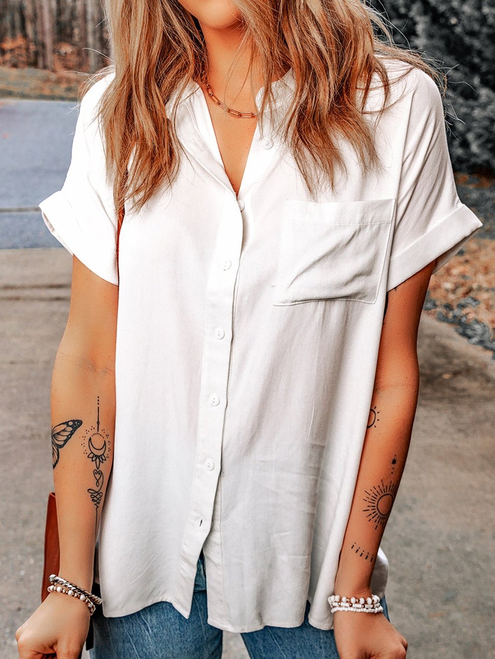 Crisp White Shirt