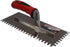 RTC Products TR1438SQ 0.25 x 0.37 in. Stainless Square Notch Trowel