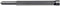 Metal drill bit on a gray background