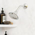 8 in. Stainless Steel Shower Head Extension Arm with Flange (Chrome Finish)