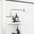 12 in. L-Shaped Shower Head Extension Arm (Brushed Nickel Finish)