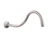 16 in. High-Arc Hook Shower Head Extension Arm (Brushed Nickel Finish)