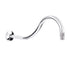 16 in. High-Arc Hook Shower Head Extension Arm (Chrome Finish)