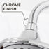 16 in. High-Arc Hook Shower Head Extension Arm (Chrome Finish)