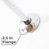 16 in. High-Arc Hook Shower Head Extension Arm (Chrome Finish)