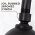 16 in. High-Arc Hook Shower Head Extension Arm (Oil-Rubbed Bronze Finish)