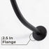 16 in. High-Arc Hook Shower Head Extension Arm (Oil-Rubbed Bronze Finish)