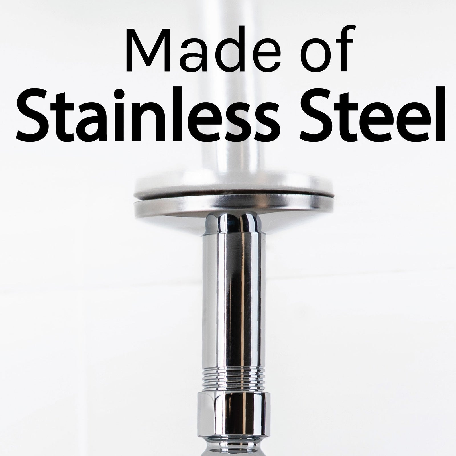 3 in. Shower Arm for Ceiling-Mounted Rainfall Showerhead (Chrome Finish)