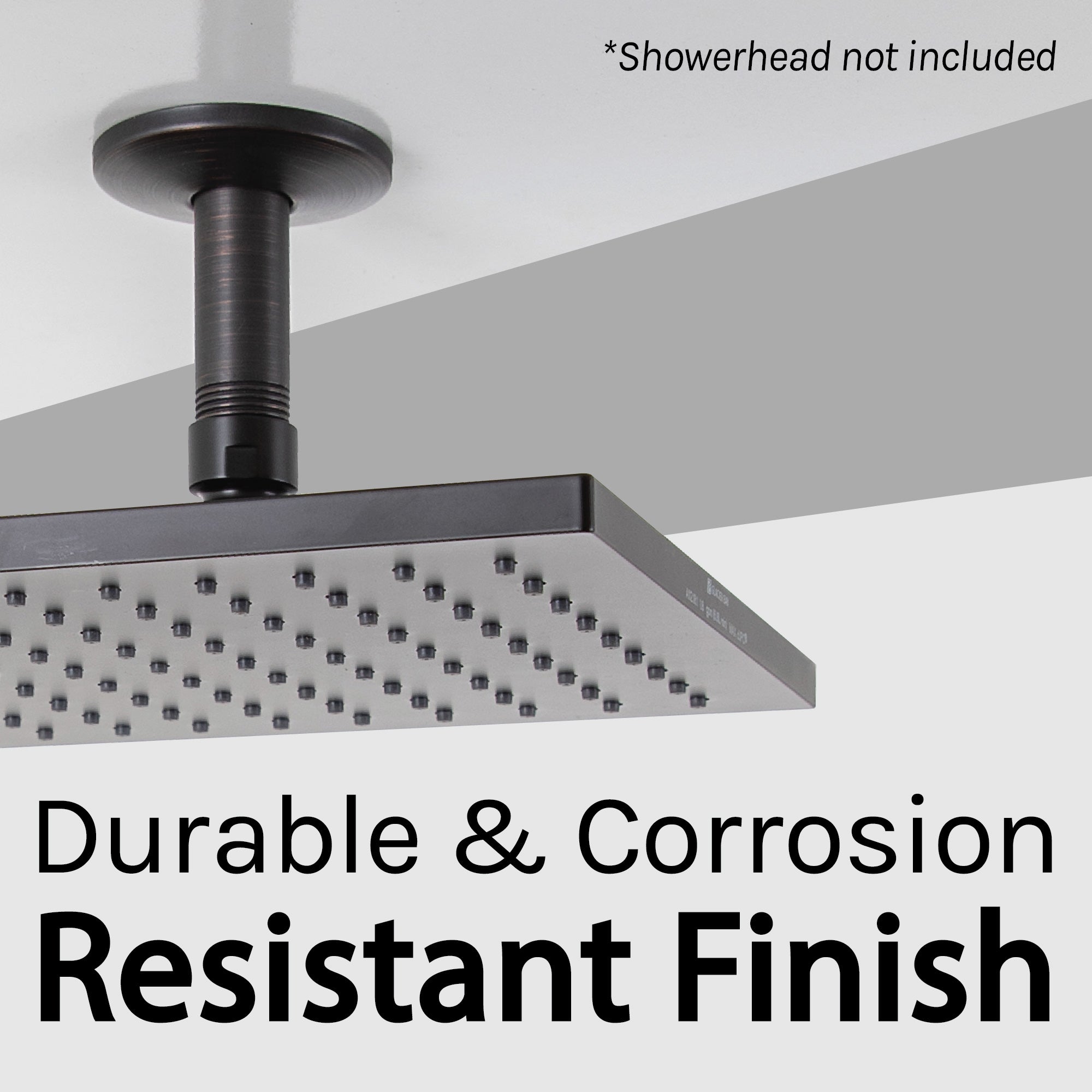 3 in. Shower Arm for Ceiling-Mounted Rainfall Showerhead (Oil-Rubbed Bronze Finish)