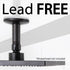 3 in. Shower Arm for Ceiling-Mounted Rainfall Showerhead (Oil-Rubbed Bronze Finish)