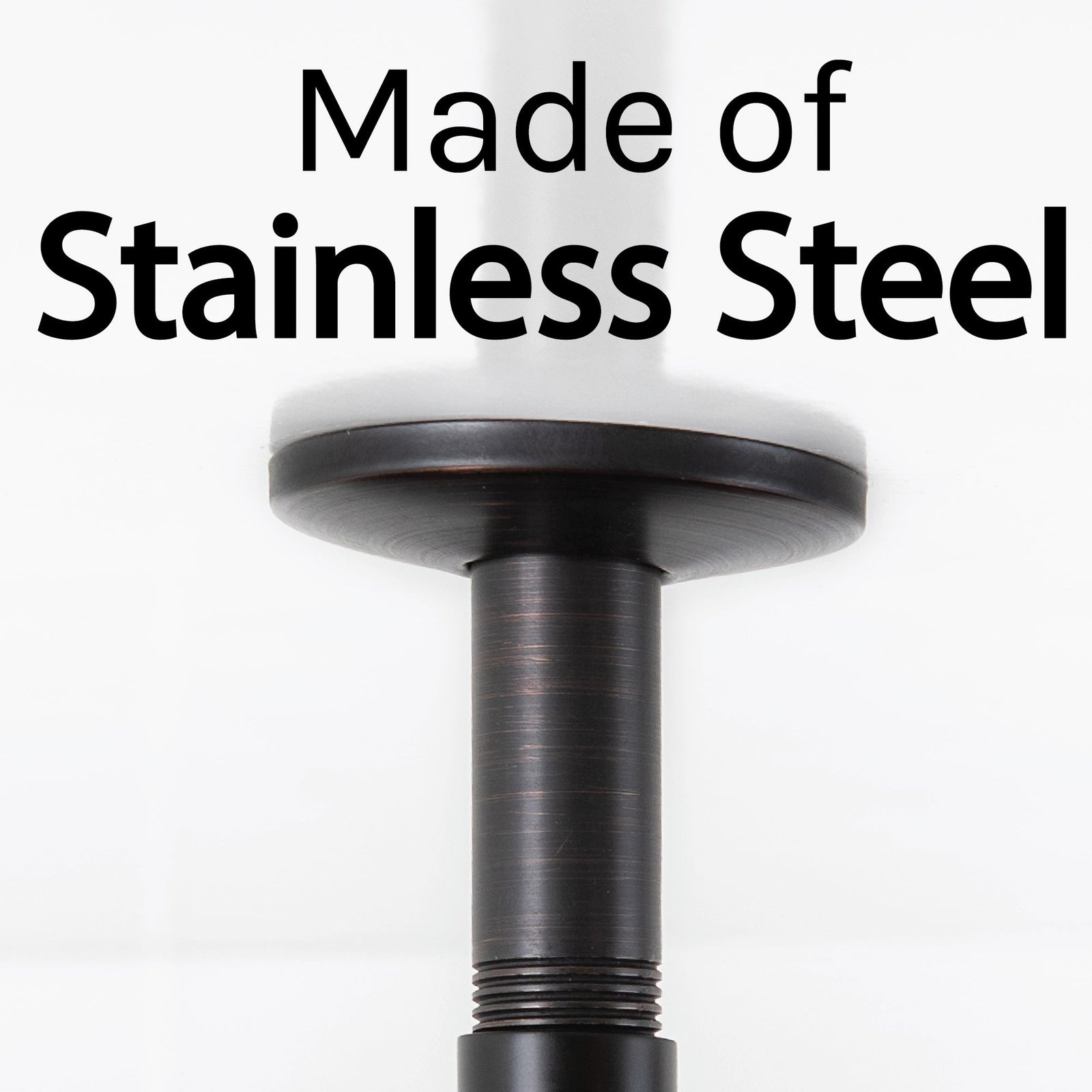 3 in. Shower Arm for Ceiling-Mounted Rainfall Showerhead (Oil-Rubbed Bronze Finish)