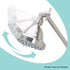 10 in. Solid Brass Shower Head Extension Arm (Stainless Steel Finish)