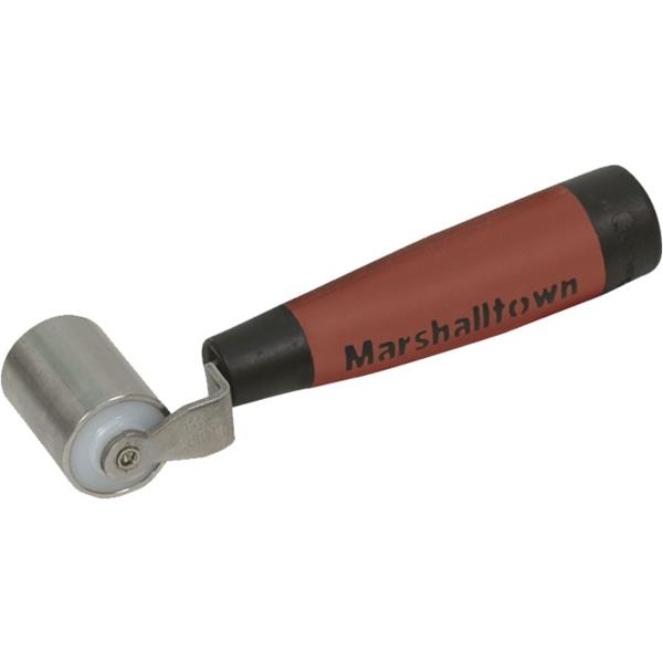 Marshalltown 19603 Paint & Wall-Covering 1 1-2" Sidearm Flat Stainless Steel Seam Roller-DuraSoft Handle