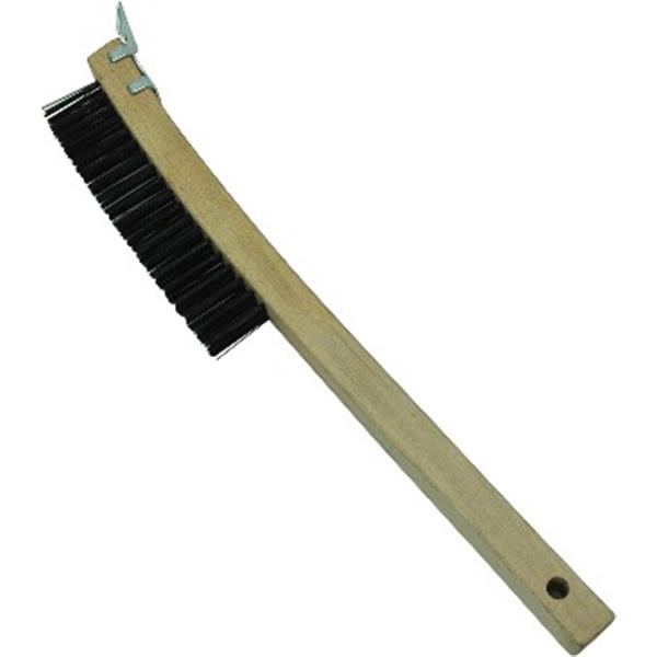 Marshalltown 19633 Paint & Wall-Covering Wire Brush, 33 Gauge Steel with Scraper