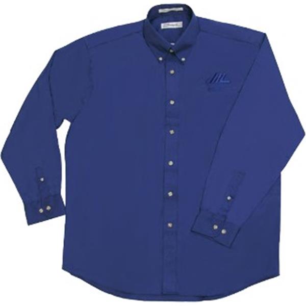 Marshalltown 17325 Royal Blue Long Sleeve Dress Shirt-S