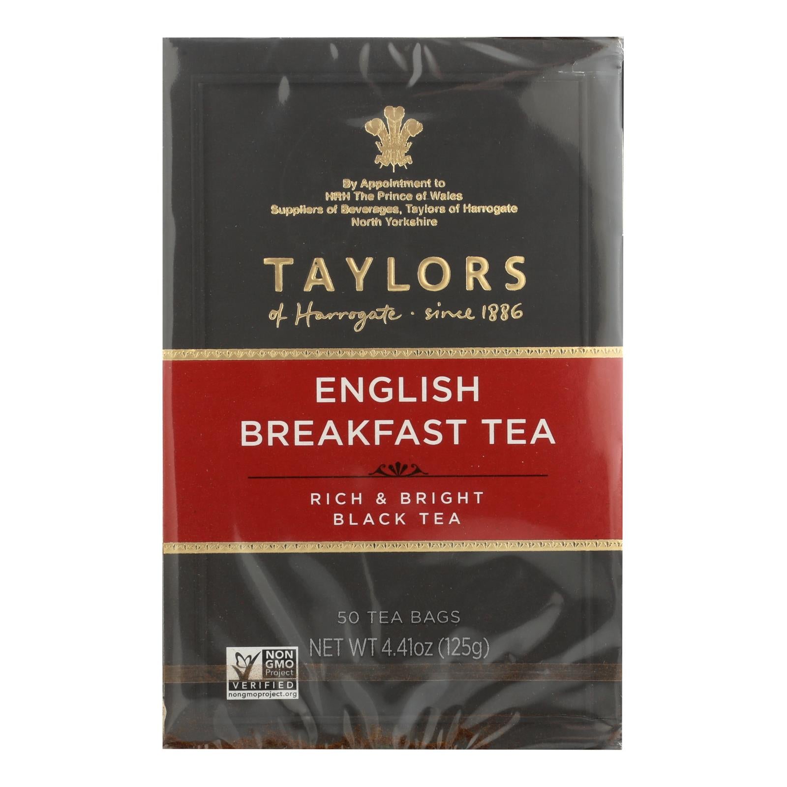 Bolsitas de té inglés Taylors of Harrogate - 6 x 50 bolsitas