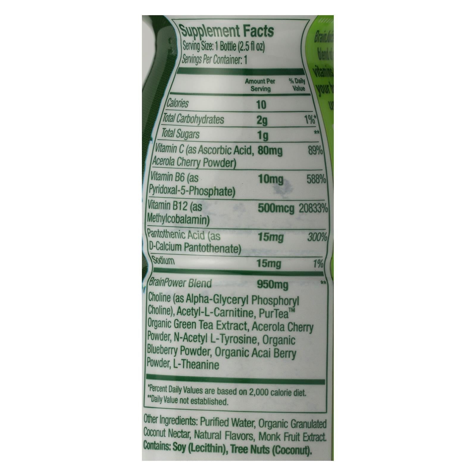 Jugo cerebral de melocotón y mango (paquete de 12 - 2,5 fl. oz.)