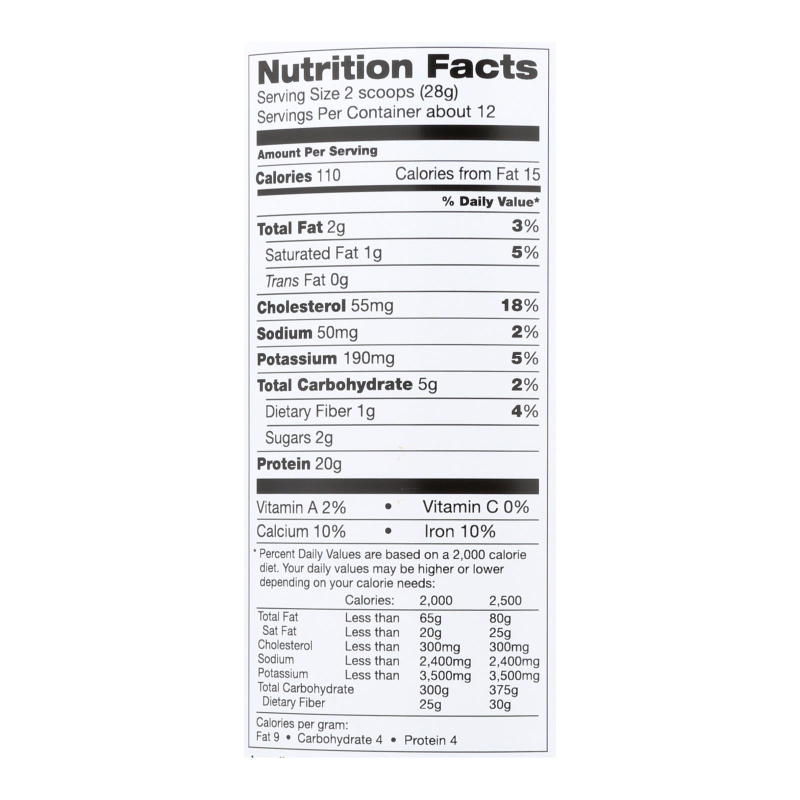 Proteína de suero de leche en polvo con cacao y chocolate negro con certificación de comercio justo orgánico Teras Whey, 12 oz.