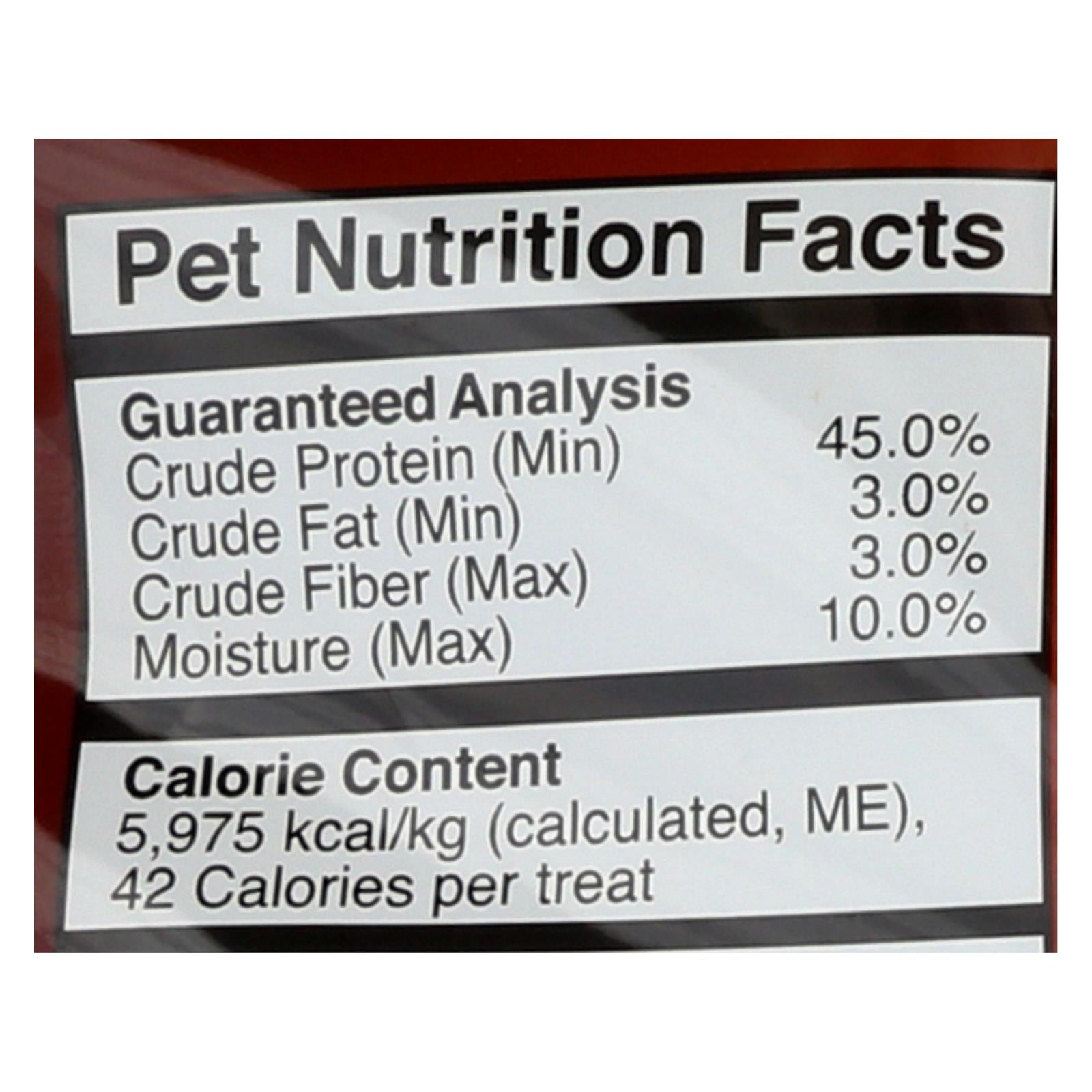 Golosinas para perros con tocino y cecina entera de Fruitables (paquete de 8, 5 oz)