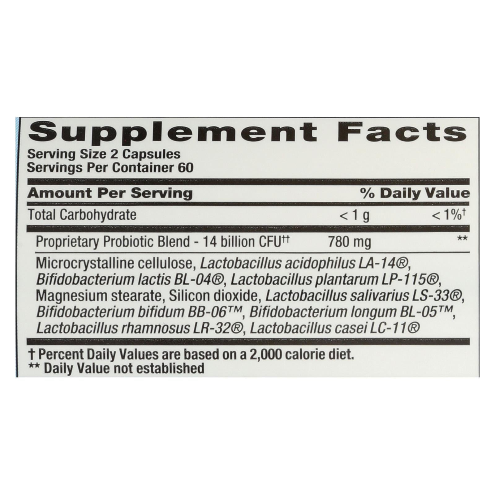 Acidófilo probiótico PB 8 de Nutrition Now para la salud intestinal - 120 cápsulas vegetales