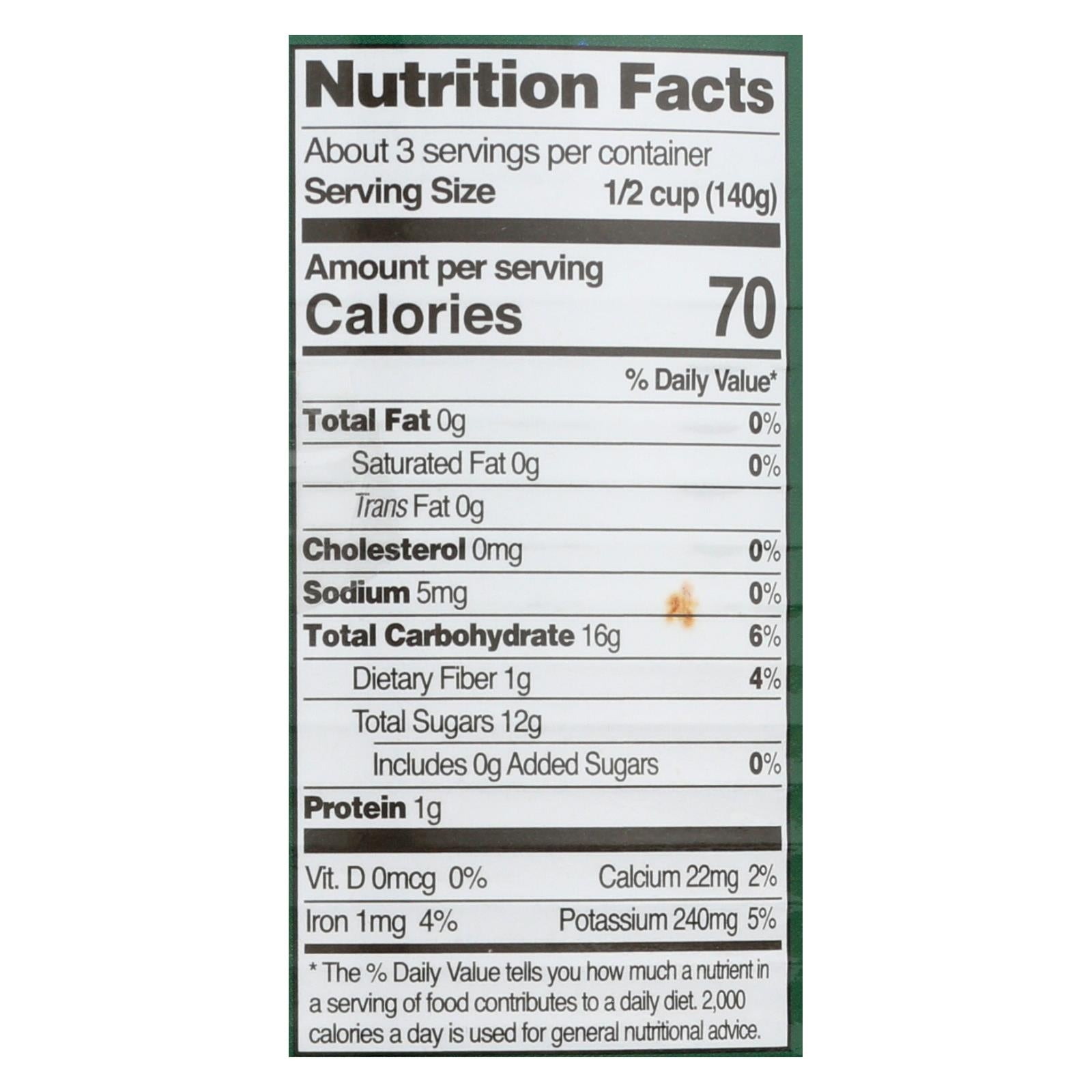 Native Forest Organic Papaya Chunks, 14 Oz. (Pack of 6)