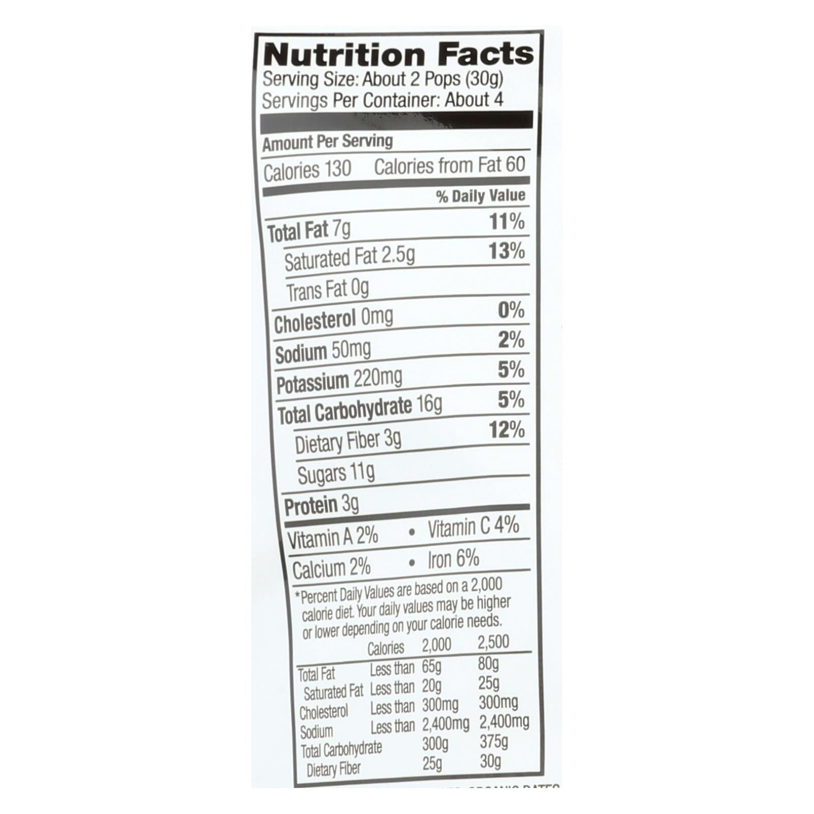 Figgy Pops de la naturaleza - Arándano y pistacho, paquete de 6, 4.2 oz cada uno