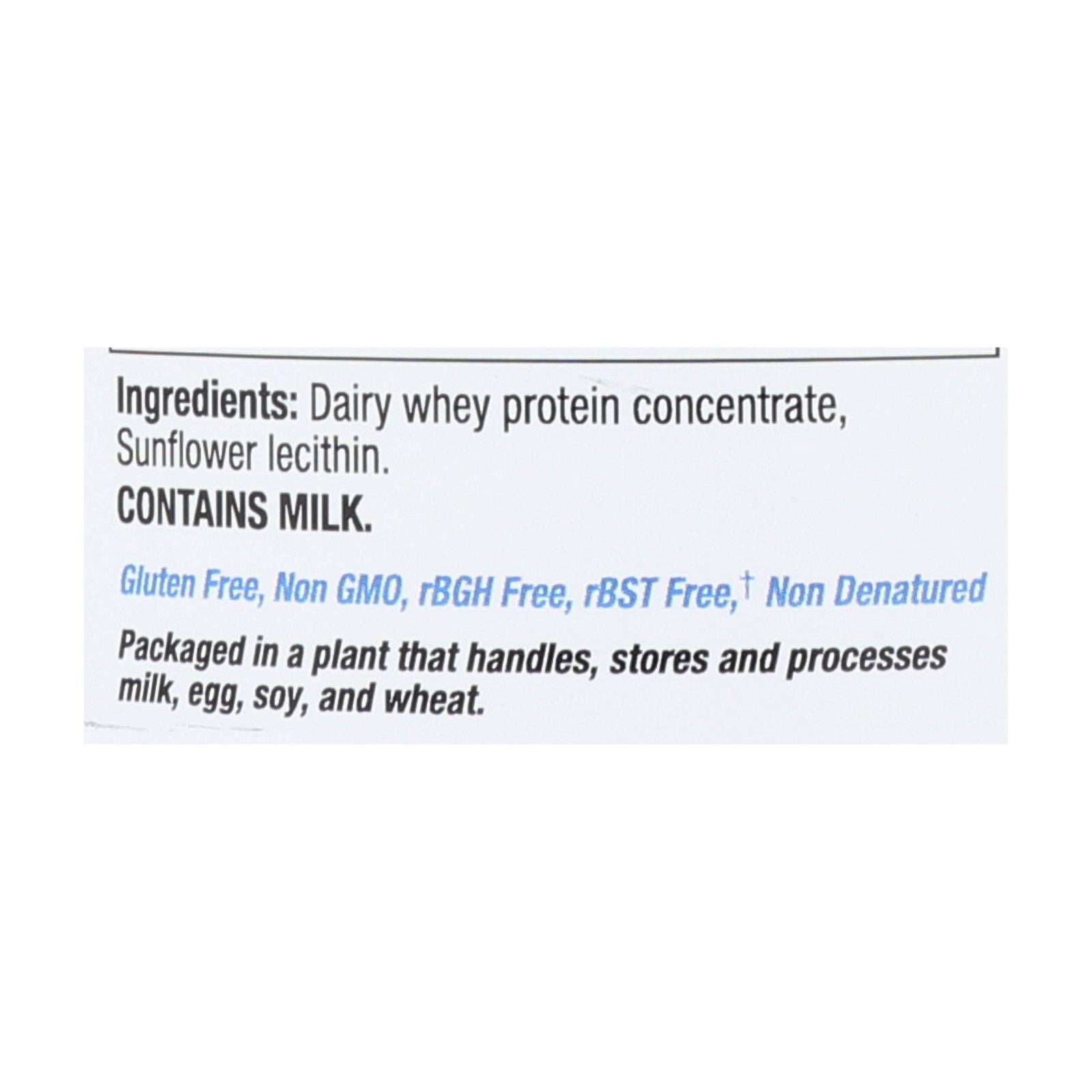 Proteína de suero de leche Tera's - Sin RBGH, 12 oz sin azúcar