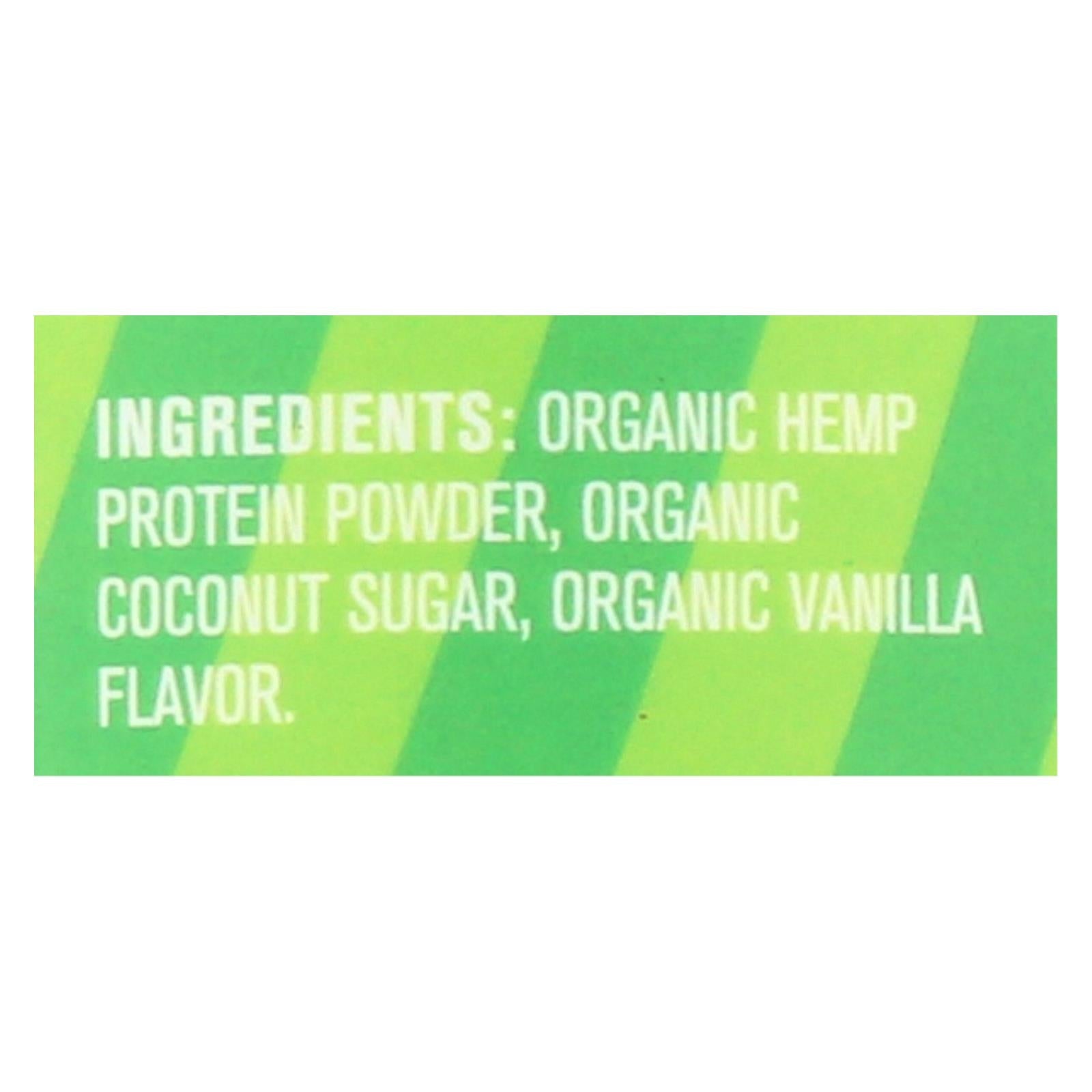 Proteína de cáñamo orgánica Manitoba Harvest vainilla - 16 oz.