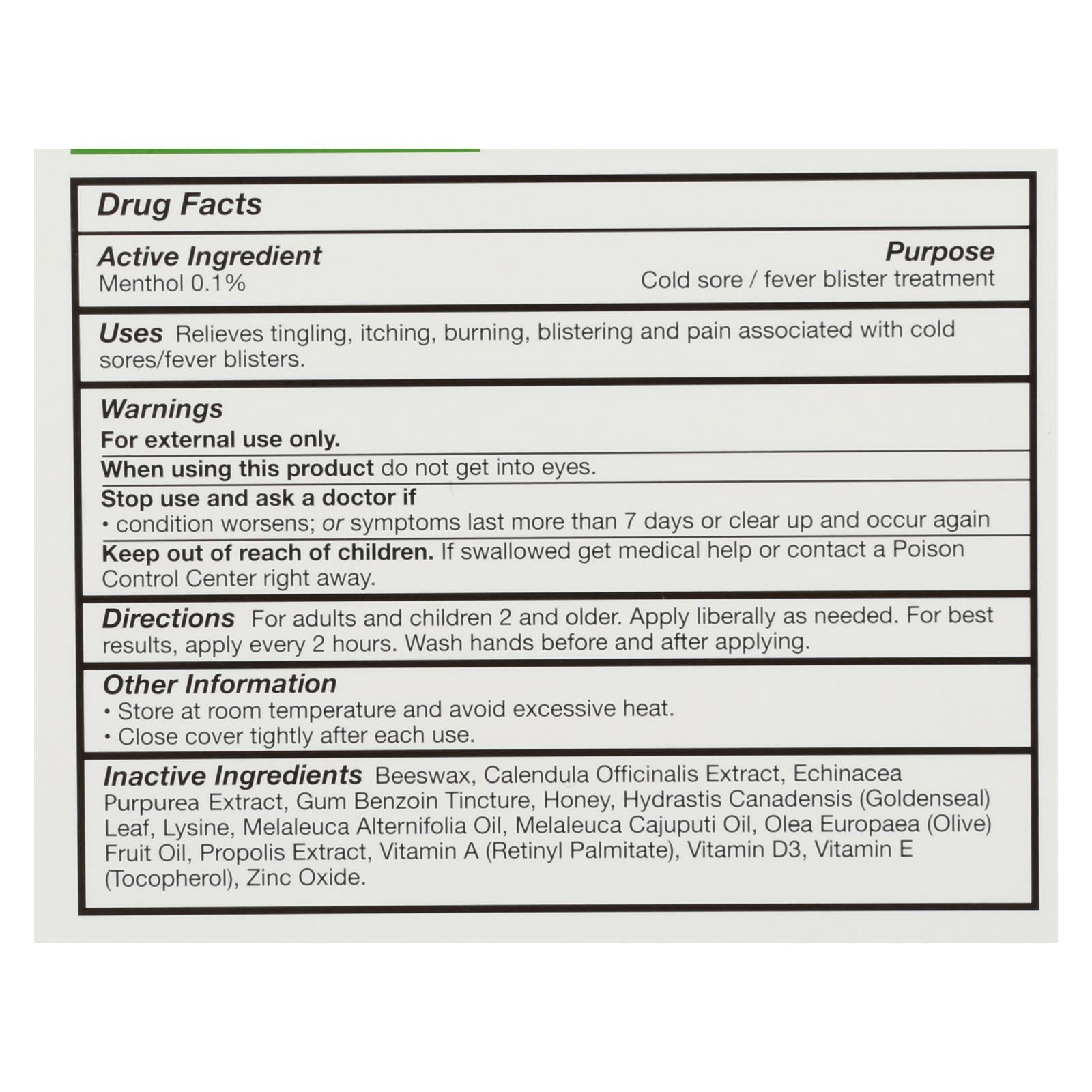 Tratamiento para el herpes labial Quantum Superlysine Plus 0,75 oz.