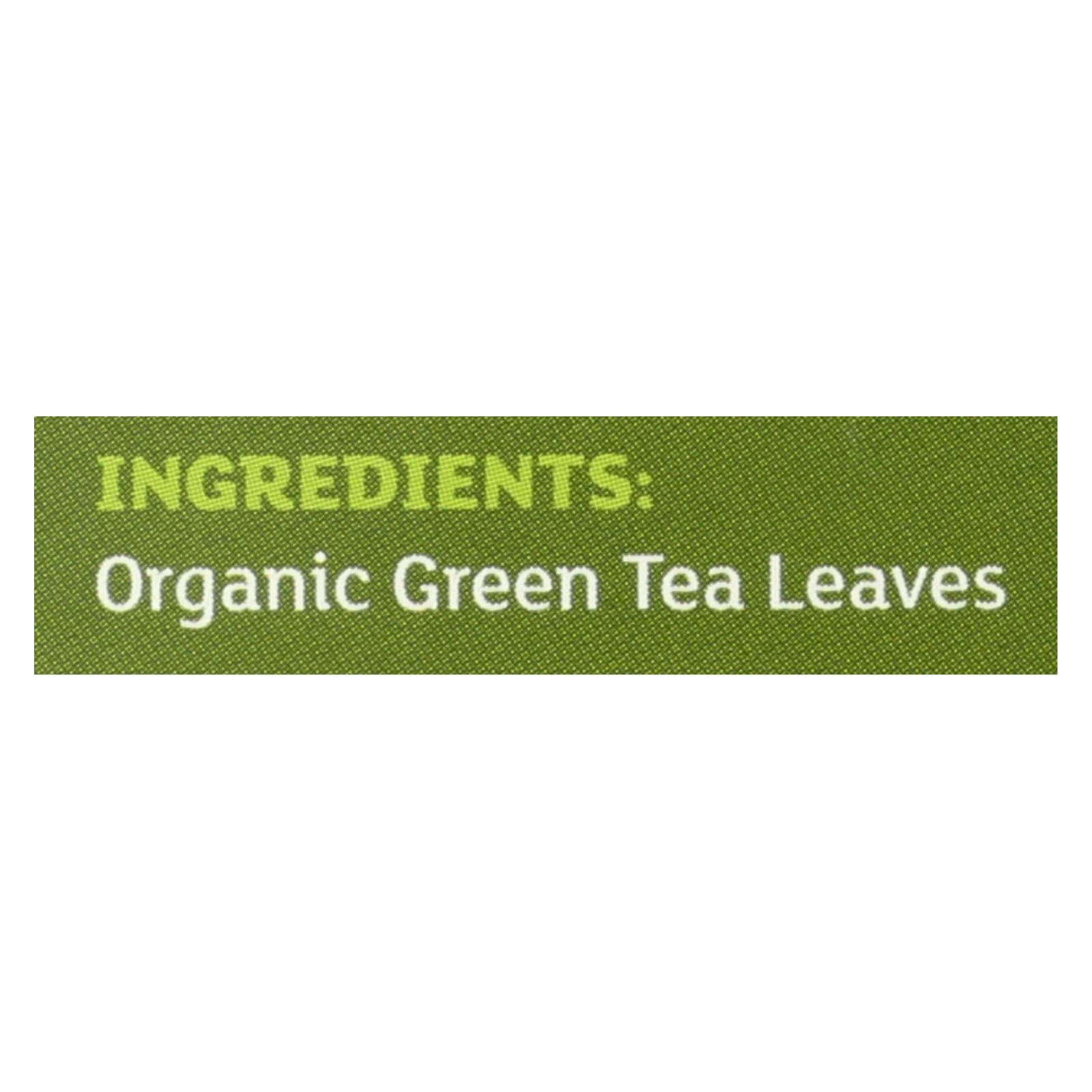 Té verde orgánico Equal Exchange, caja de 20 unidades (paquete de 6)