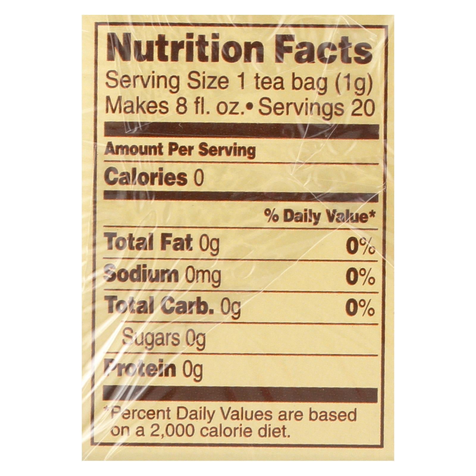 Té de hierbas Celestial Seasonings Sleepytime, sin cafeína (paquete de 6 - 20 bolsitas)
