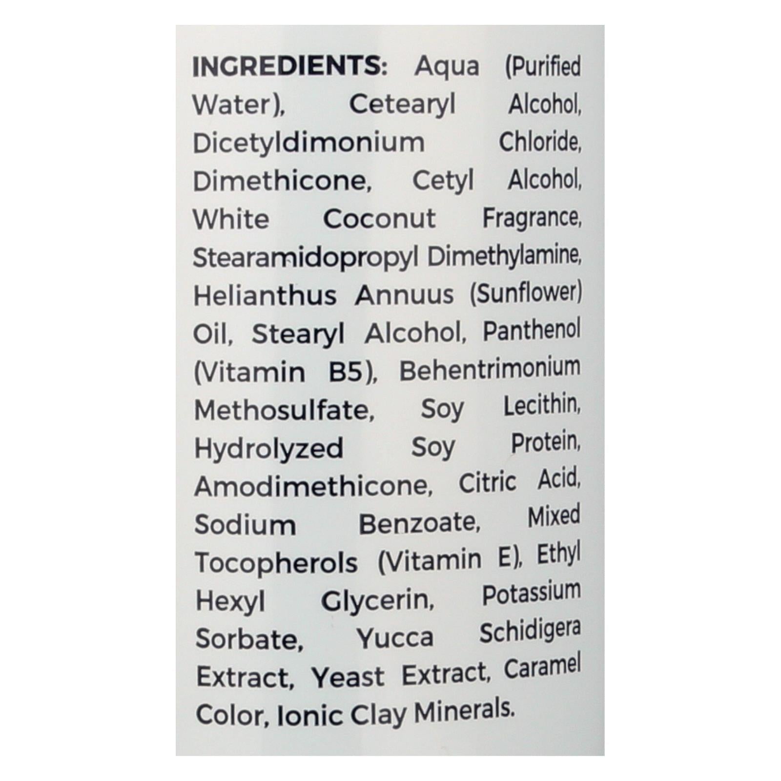 Acondicionador de coco antifrizz Adama Minerals de Zion Health (16 onzas líquidas)