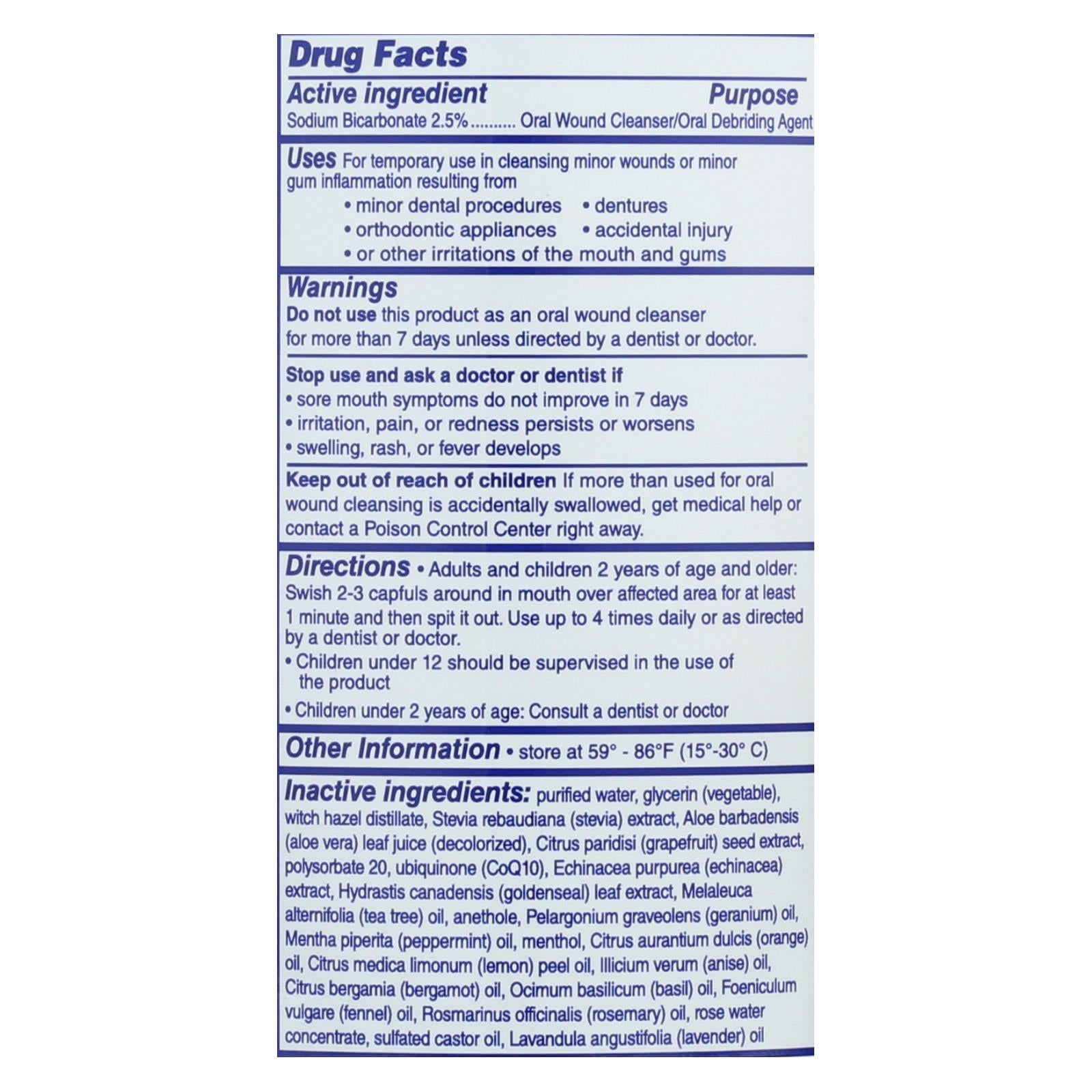 Enjuague bucal diario enriquecido con oxígeno Eco-Dent - 8 oz.