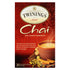 Té negro Chai Clásico Twinings, 20 bolsitas/caja (paquete de 6)