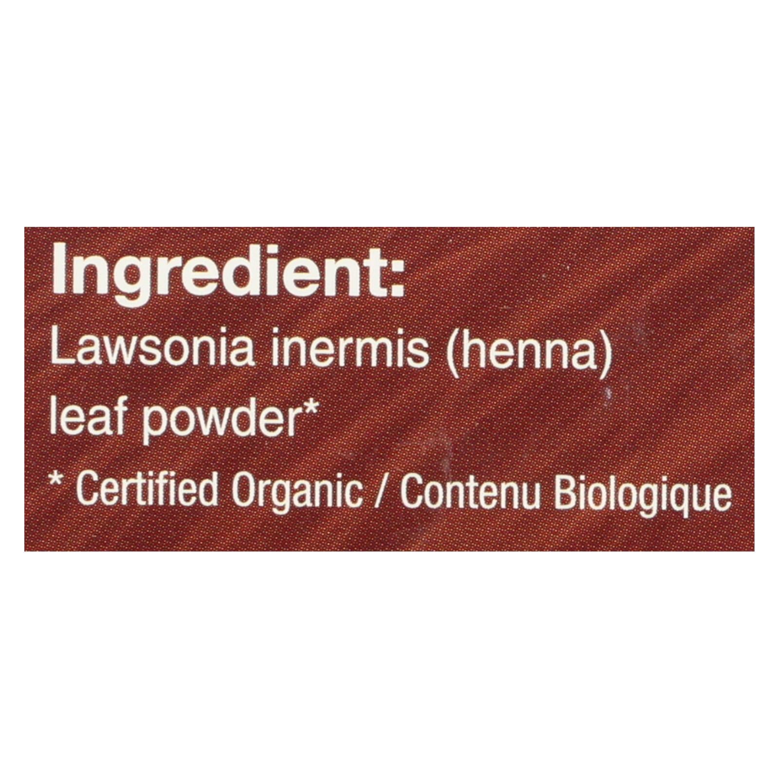Tinte y acondicionador orgánico para el cabello Light Mountain (113 g, rojo)