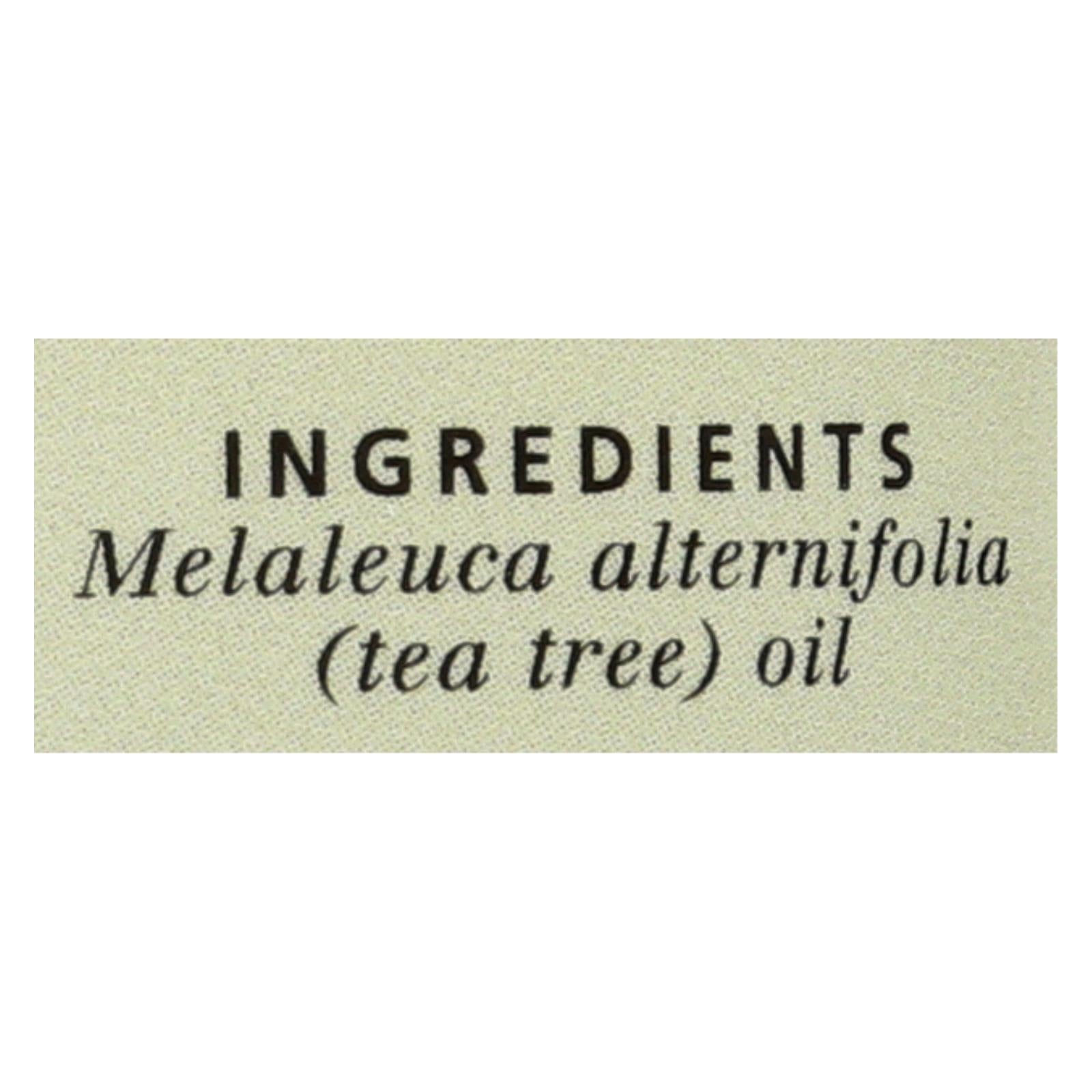 Aceite esencial puro de árbol de té Aura Cacia para limpieza (2 oz.) 