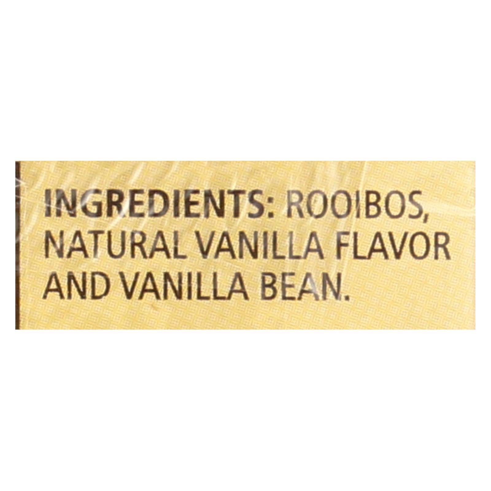 Té rojo de vainilla de Madagascar sin cafeína Celestial Seasonings (paquete de 6 - 20 bolsitas)