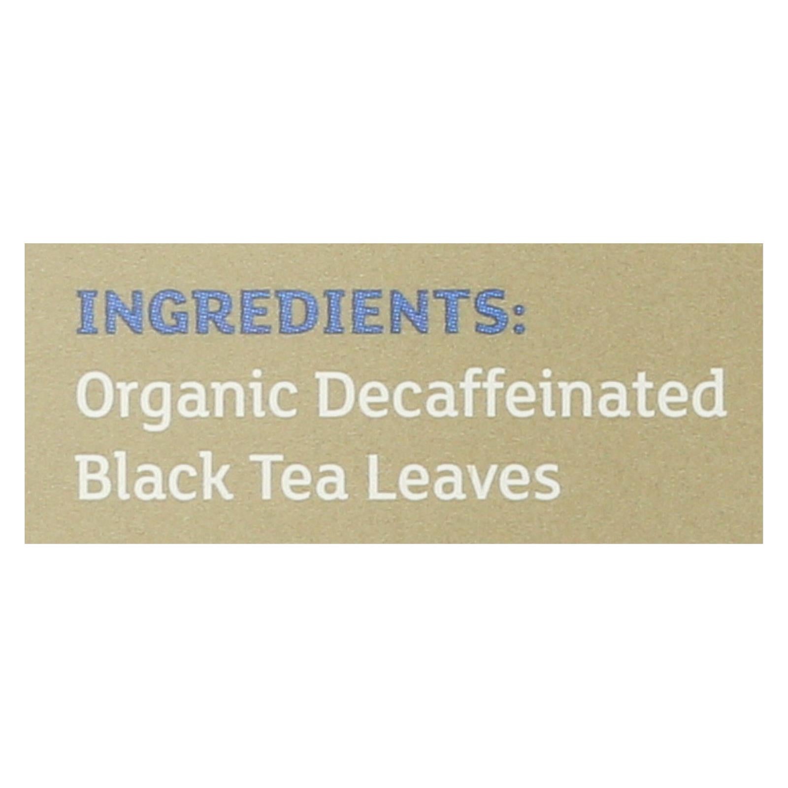 Té negro orgánico Equal Exchange English Breakfast, paquete de 6, caja de 20 unidades