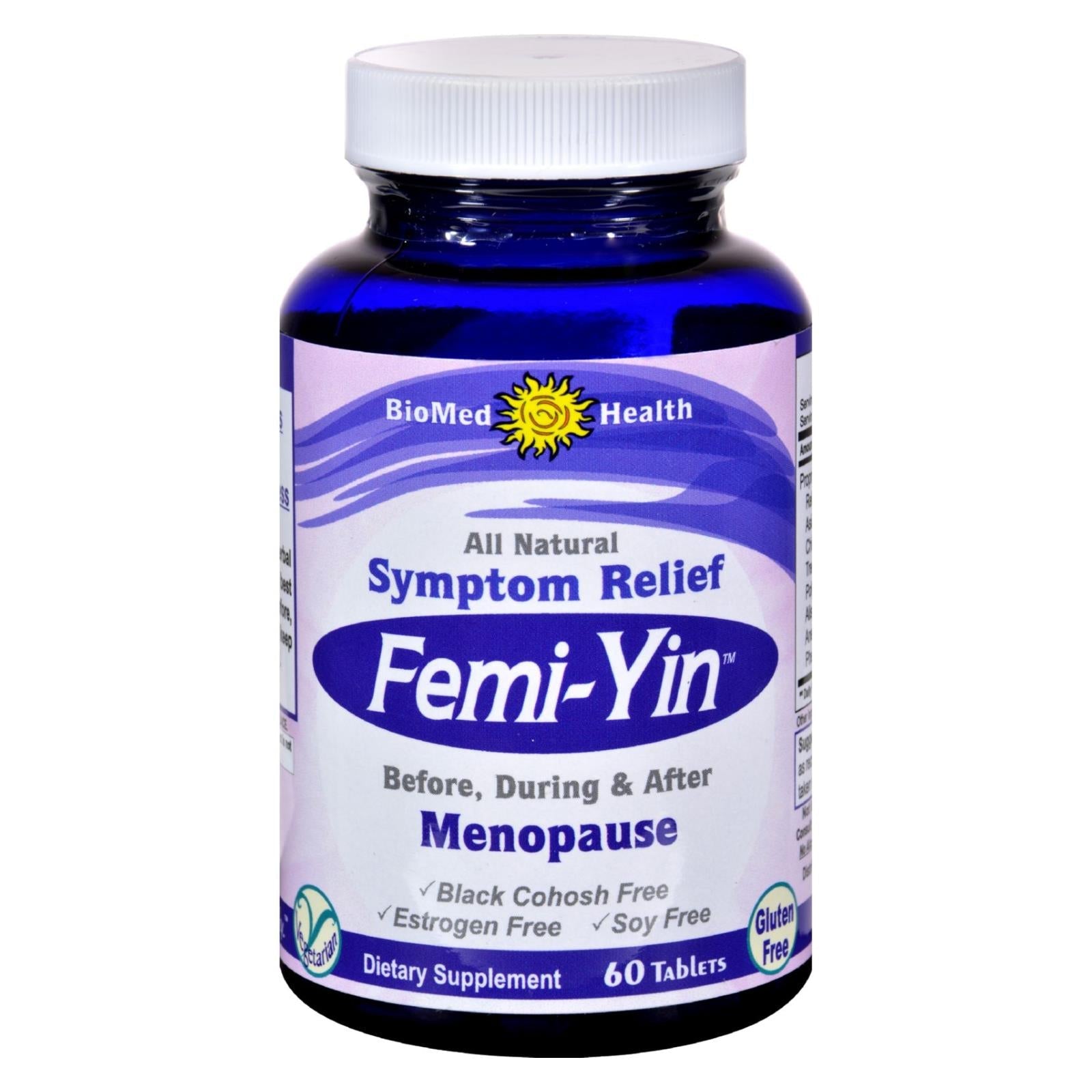 Cápsulas Biomed Health Femi-Yin para el alivio de la perimenopausia