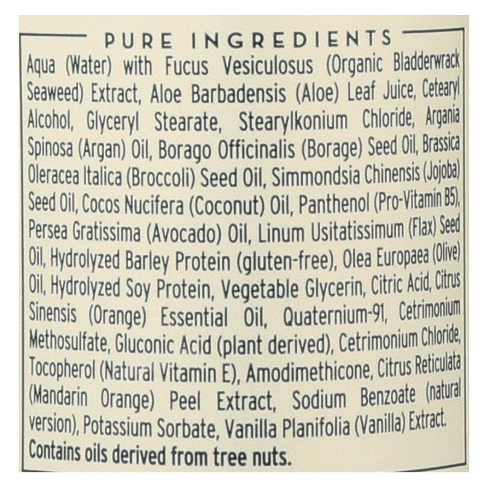 Acondicionador suavizante de vainilla cítrica de The Seaweed Bath Co, 355 ml