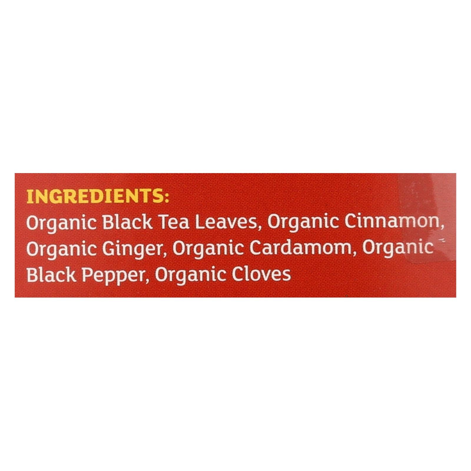 Té Chai Orgánico Equal Exchange, 20 Bolsitas (Paquete de 6)
