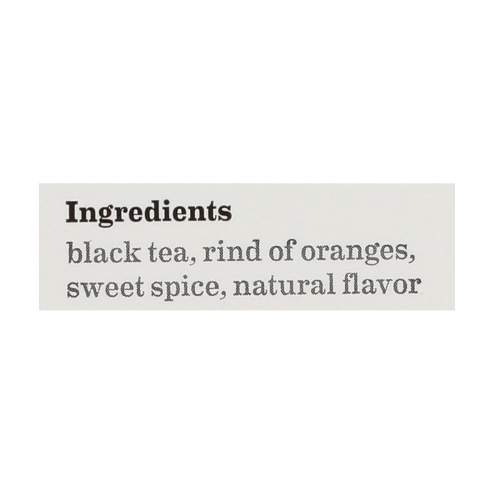 Té negro Bigelow Tea Constant Comment, mezcla premium, 20 bolsitas de té (paquete de 6)