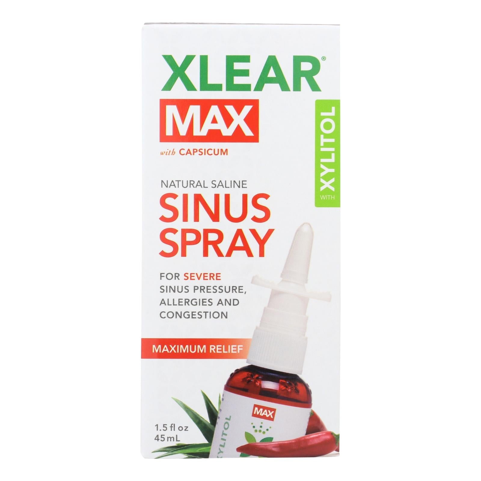 Espray nasal Xlear Max con 58 % de xilitol 