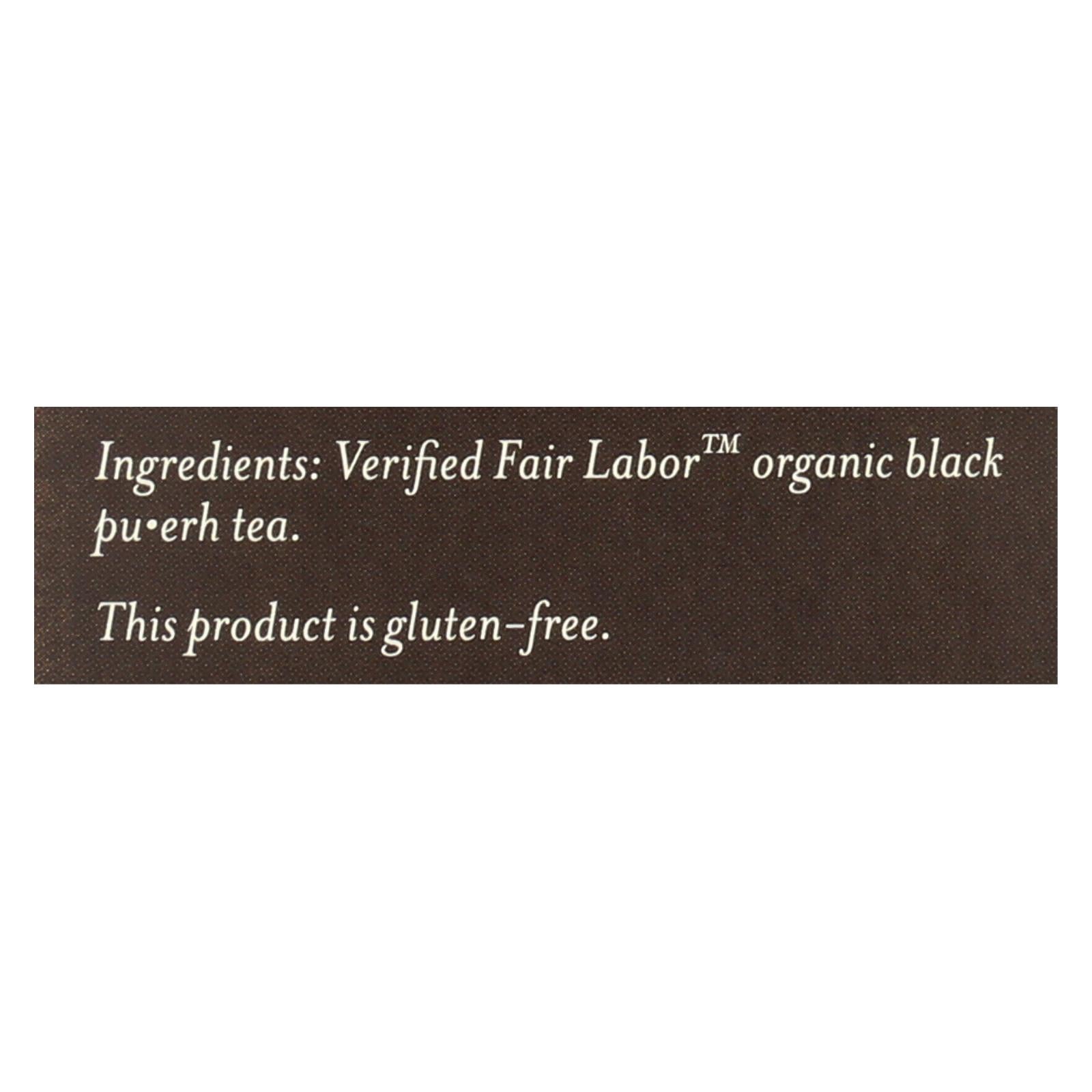 Té negro Puerh del Emperador Numi, paquete de 6 cajas con 16 bolsitas de té cada una