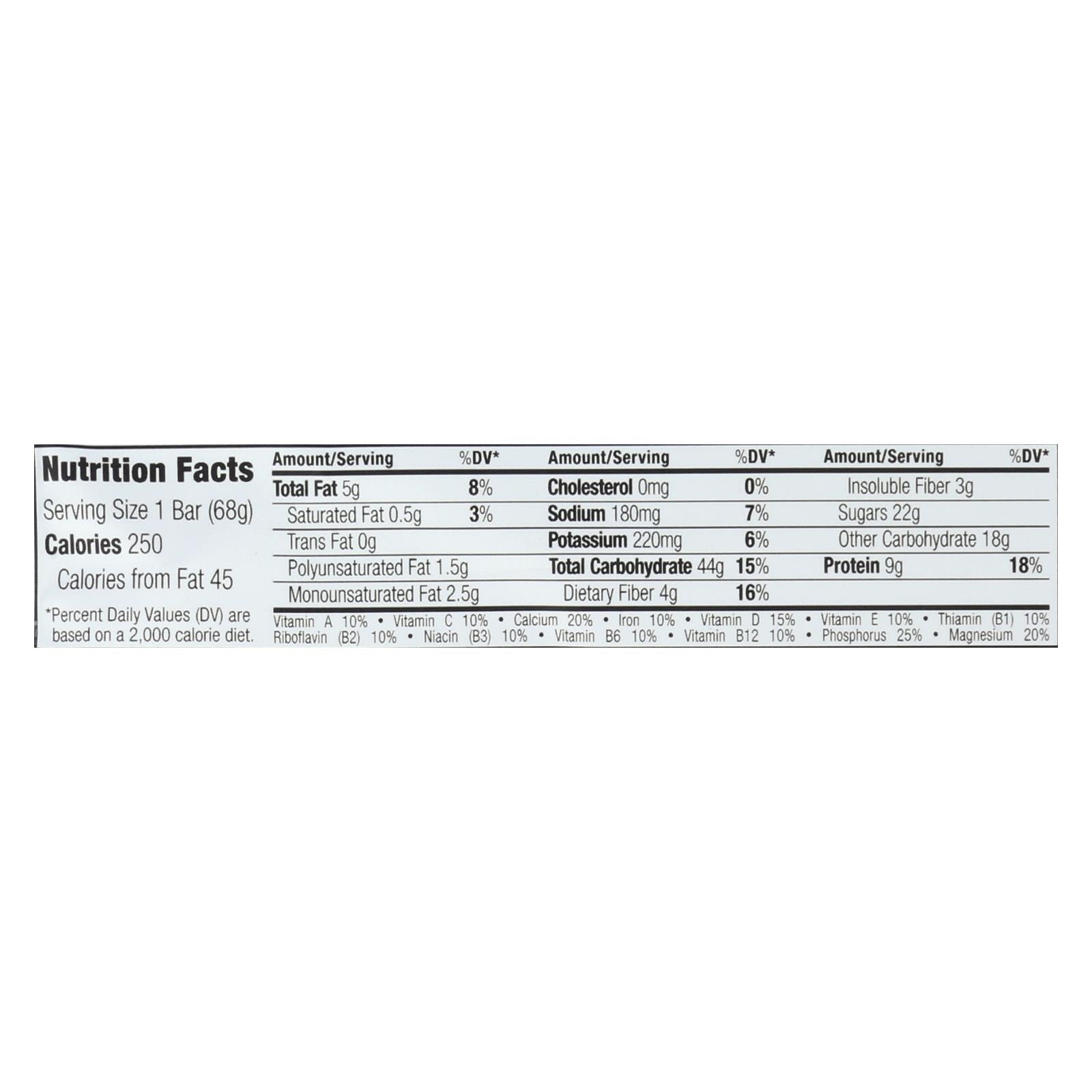 Clif Bar Crujiente de Arándanos Orgánicos (Paquete de 12 - 2.4 oz.)