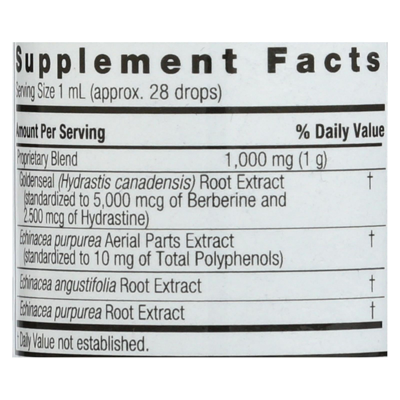 Tintura de equinácea y sello de oro de Nature's Answer, refuerzo inmunitario, 28 ml