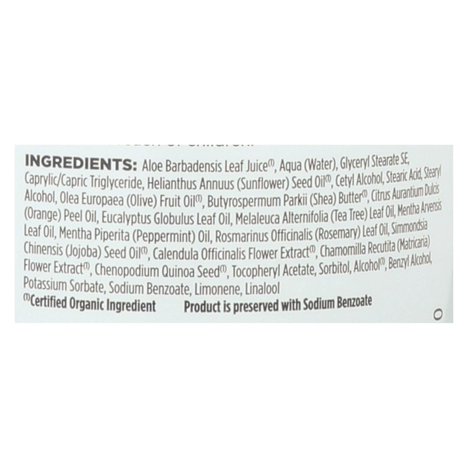 Acondicionador hidratante de árbol de té Avalon Organics - 32 onzas líquidas.
