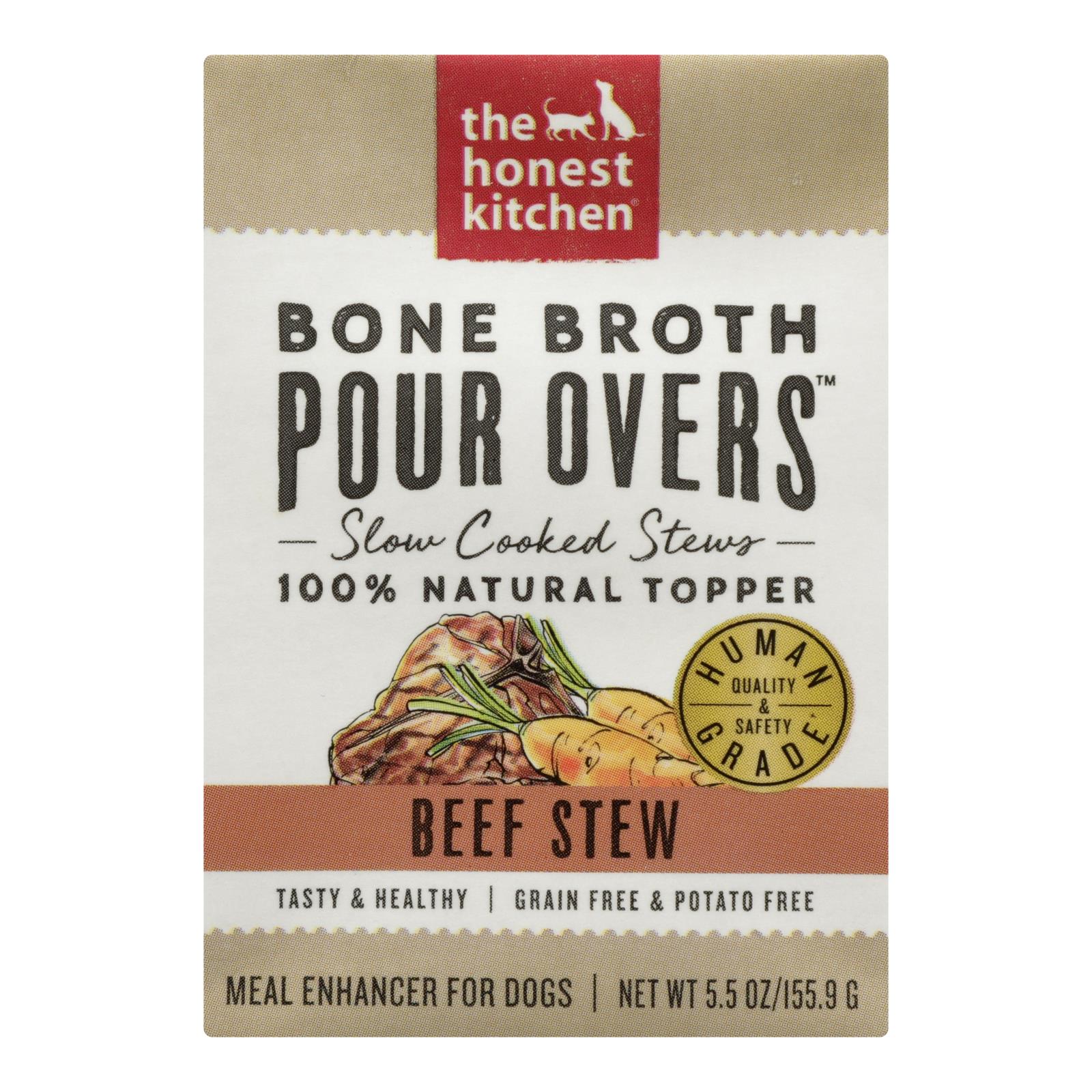 Comida para perros The Honest Kitchen, papilla con estofado de res, 5.5 oz (paquete de 12)